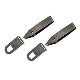 Uncle Bill's Sliver Gripper Tweezers Black Oxide Steel w/Keychain Clip (2-Pack)