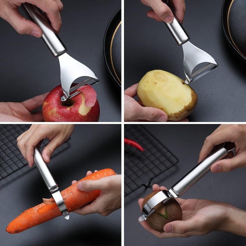 Evanda Peeler, Set of 2 Peeler, Cabbage, Julienne, Stainless Steel,