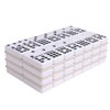 Silverman & Co. Double 9 Large White Domino Set -