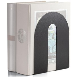 Officemate Bookends, Heavy Weighted 10" Steel, Black (93182)