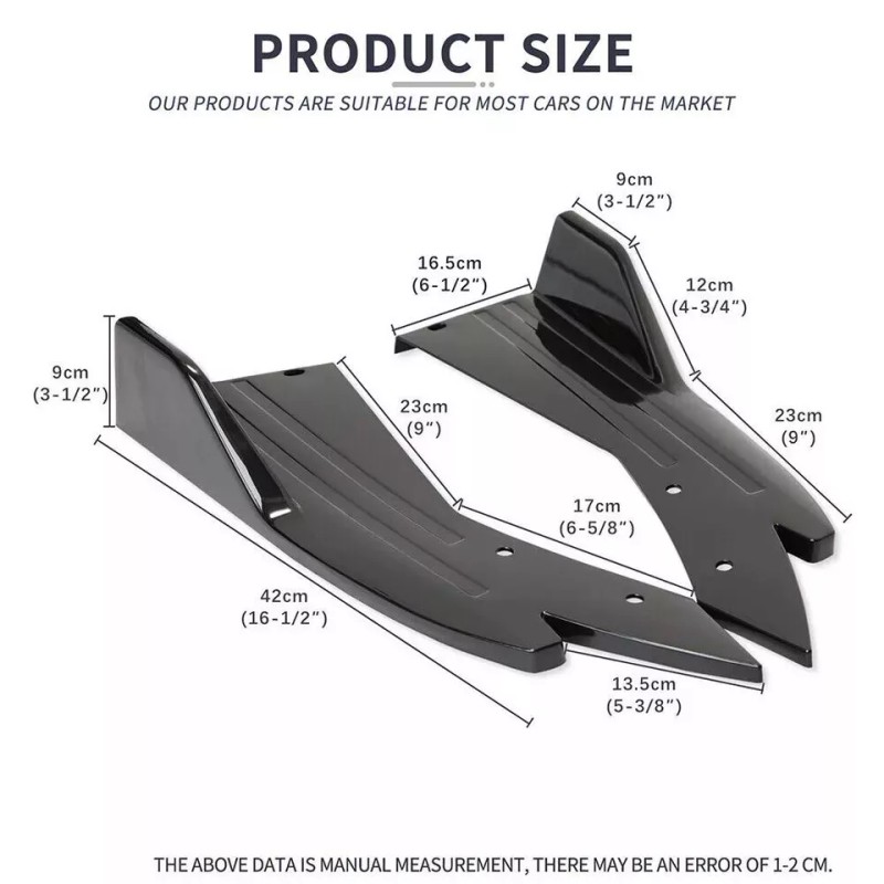 CNPAPC For Toyota Corolla Front Bumper Spoiler Body Kit /Side