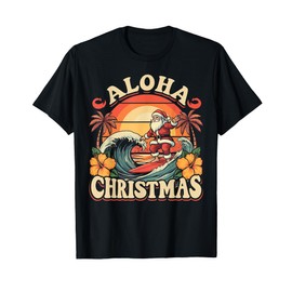 Aloha Christmas T-Shirt, black
