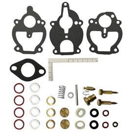 Trucktok K2112 K2111 K2106 Carburetor Repair Rebuild Kit Replacement for IH Farmall 100 130 140 200 230 240 330 404 A AV B BN C Super A Super C Cub Lo-Boy 184 Cub Lo-Boy 185