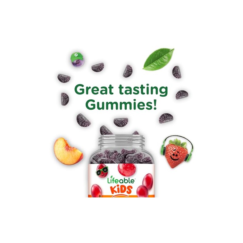 Hierro natural para niños, con vitamina C, 10 mg –