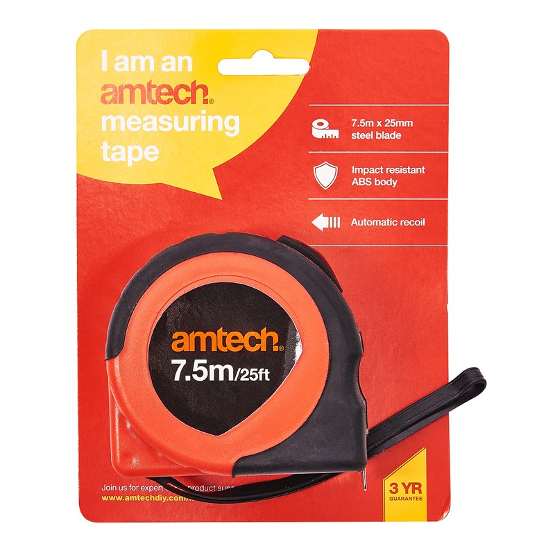 Amtech P1250 7.5m Measuring Tape