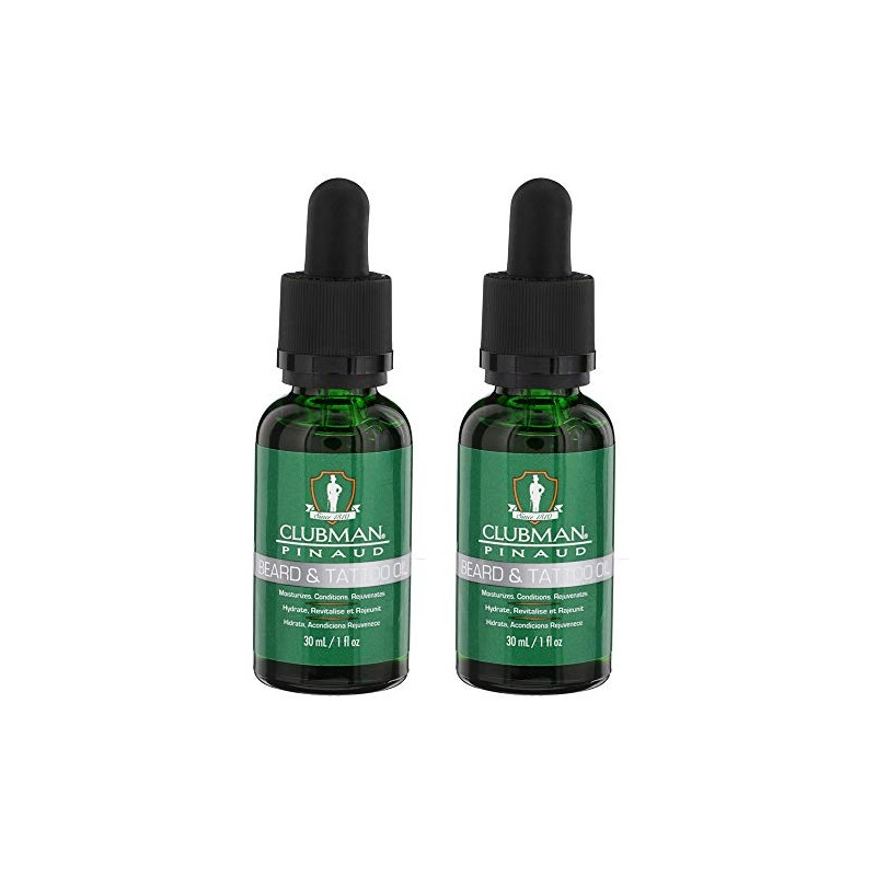 Clubman Pinaud Beard Tattoo Oil – Hydrating Tattoo Oil for
