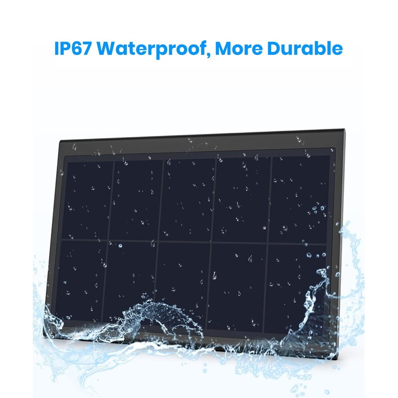 AUTO-VOX Solar Panel: Upgrade Solar4 Wireless Backup Camera.Unlock Solar Charging