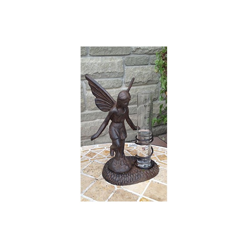 Cast Iron Fairy Rain Gauge
