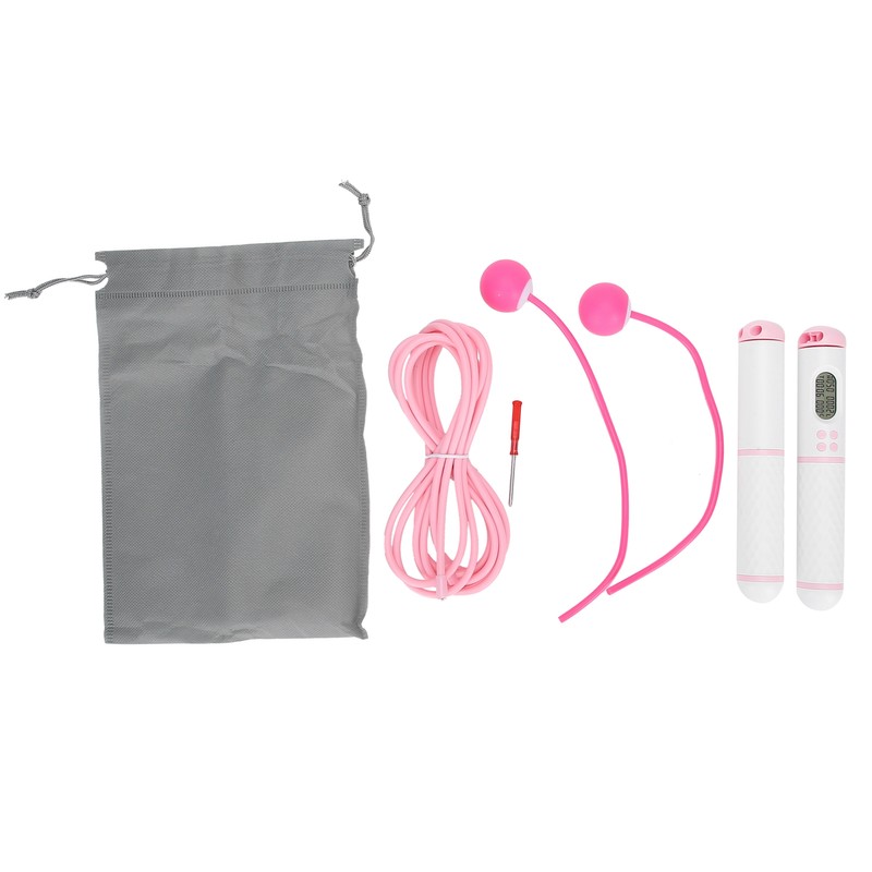 Skipping Rope Electronic Counting Jumping Rope Sports Exercise Fitness Equipment(White