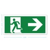 pubblimania Emergency Exit PVC Heavy Duty Outdoor Indoor (29 x