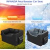 INFANZIA Dog Booster Car Seat for Small Medium Dogs, Elevated