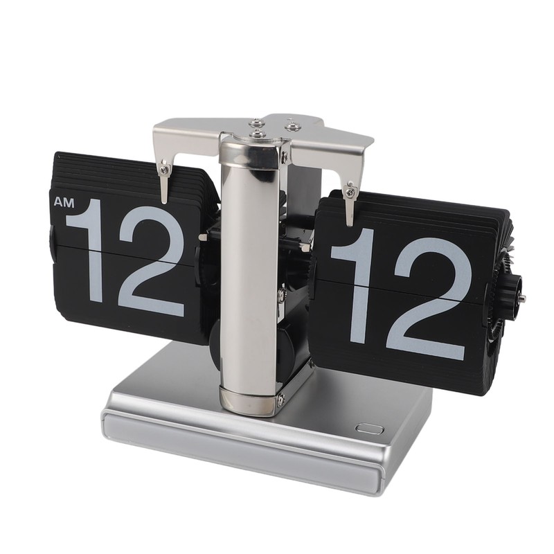Retro Digital Flip Down Clock Battery Powered Flip Desk Clock