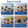 24 Pack Adjustable Deck Support Pedestal, Deck Support Pedestals Adjustable