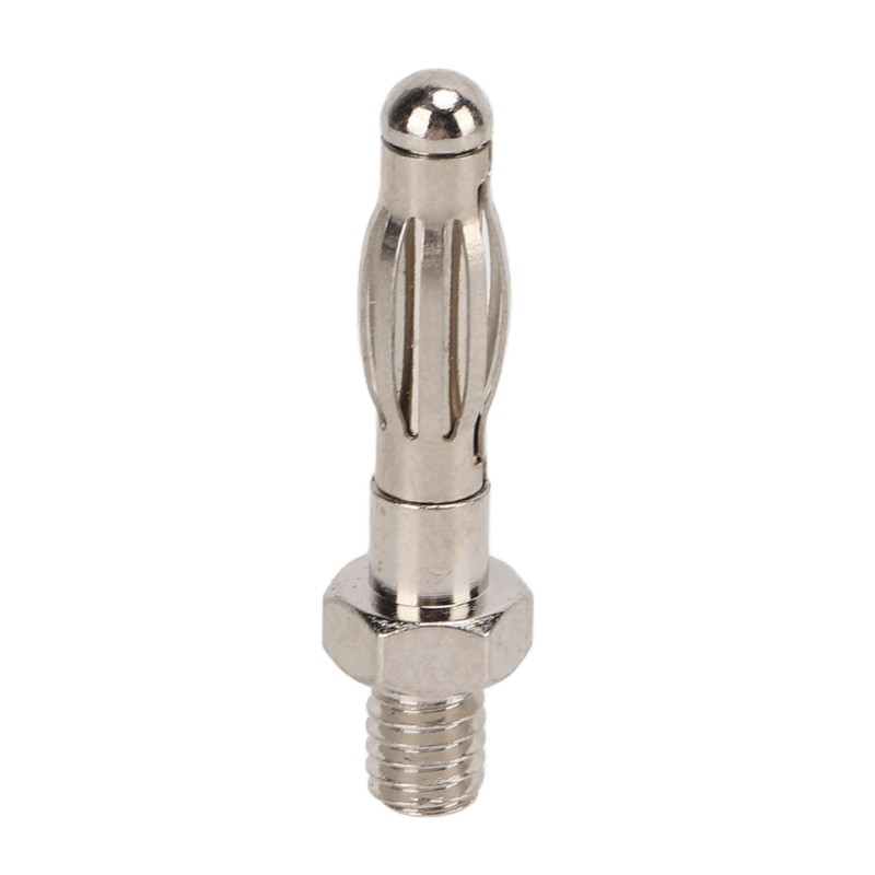 50Pcs Banana Plugs Hex Thread High Accuracy Good Transmission Performance