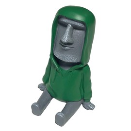 [Natura Style] Unique Smartphone Stand Moai Smartphone Desktop Holder (Gray)