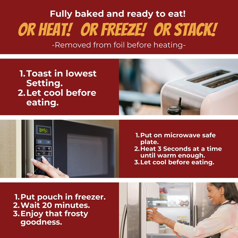Deluxe Toaster Pastries Bundle. Includes 2-13.5 Oz Unfrosted Brown Sugar