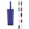 KW "Easy" Enlcosed Plastic Toilet Brush and Holder (Blue)