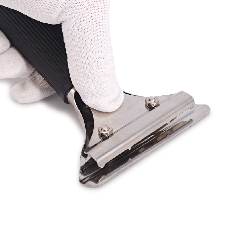 Glass Window Scraper, Water Wiper with Soft Grip Handle and
