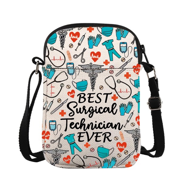 BAUNA Surgical Tech Cross Body Bag Surgical Tech Appreciation Gift