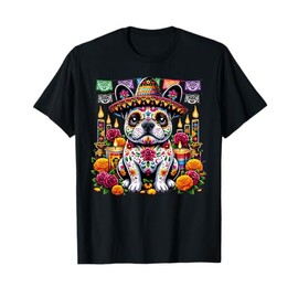 Dia De Muertos Frenchie T-Shirt