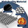 Pearwow 2 Pcs Ember Retainer for Fireplace Grates, Metal Fireplace