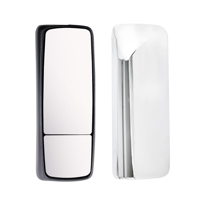 Chrome Door Mirror Power Heated Compatiable with 2004-2017 Volvo VNL