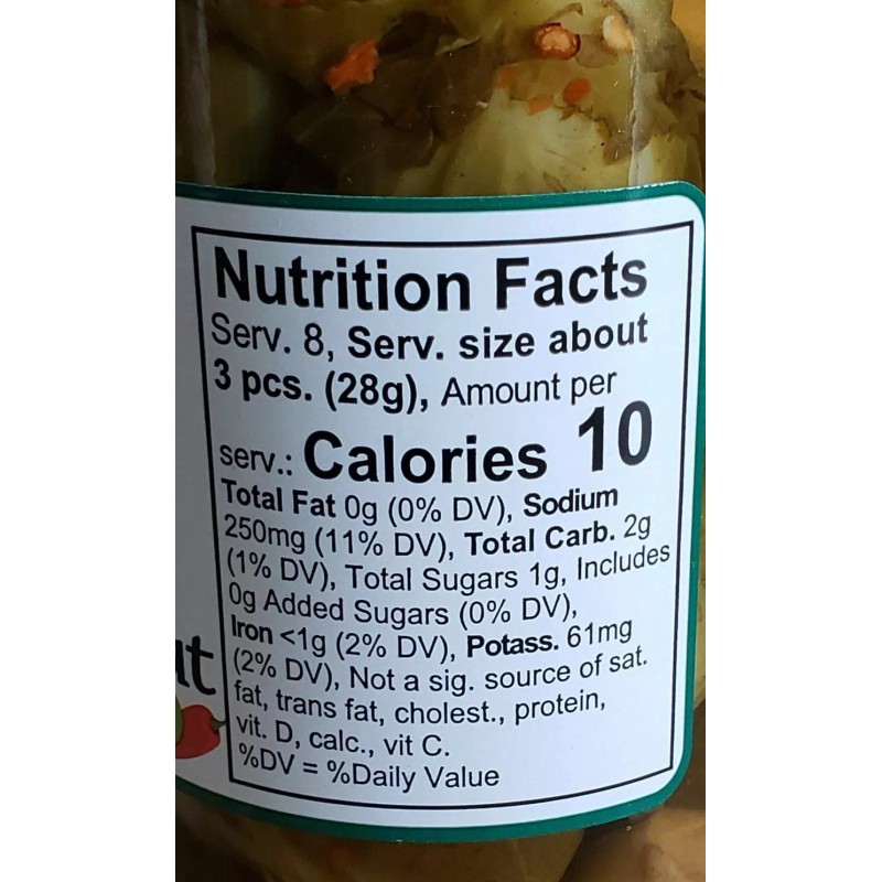 Amish Trading Post Brussel Sprouts Hot Pickled