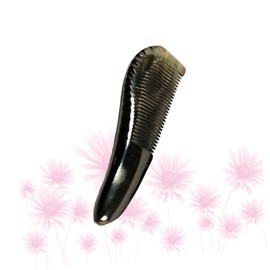 Beavorty Natural Buffalo Horn Hair Comb Static Scalp Massage Tool Double-sided Hairdressing Tool