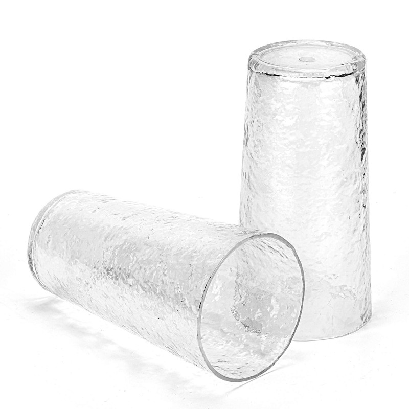 KX-WARE 18-ounce Acrylic Highball Glasses Plastic Tumbler, set of 8