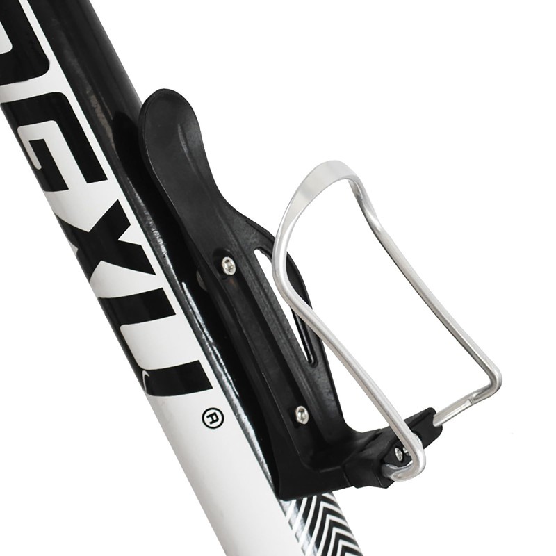 Xutong Bike Water Bottle Cage, Black, Aluminium, Adjustable, Secure, Anti-Rust,