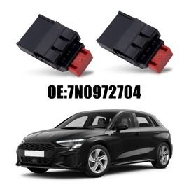 HISports Pack of 2 Rear Light Wiring Harness Connector 7N0972704 Compatible with Seat Skoda