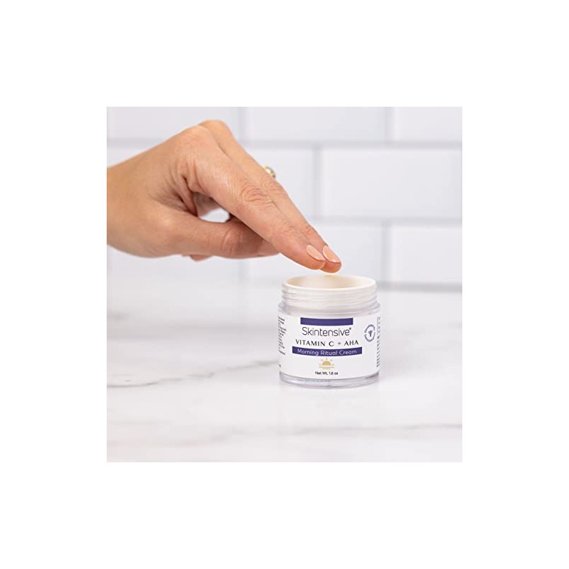 SKINTENSIVE- Crema facial ritual matutino con vitamina C y alfa