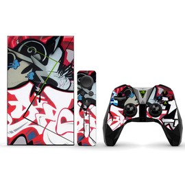 MightySkins Skin Compatible with NVIDIA Shield TV (2017) Pro - Graffiti Mash Up | Protective, Durable, and Unique Vinyl Decal wrap Cover | Easy to Apply, Remove, and Change Styles | Made in The USA