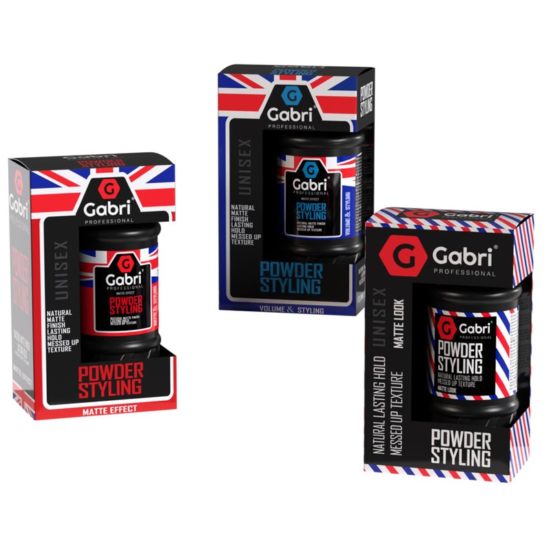 Gabri Matte effect styling hair powder wax