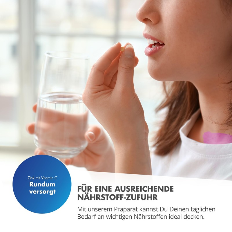 Nutritec Zinc with Vitamin C 365 Tablets, High Dose, Dietary