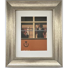 Keats Gallery The Look of Love by Jack Vettriano Framed Print Art Picture (33cm x 28cm) Gold Frame