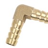 X AUTOHAUX 10mm Brass Barb Elbow 90 Degree Male Fitting