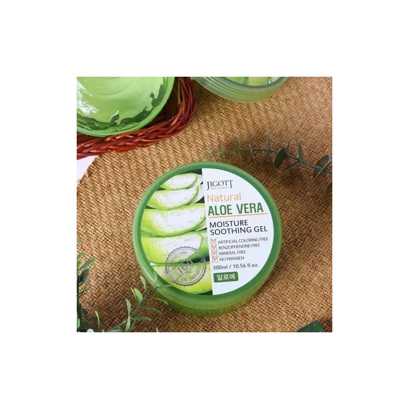 Jigott [JIGOTT] Natural Aloe Vera 100% Moisture Soothing Gel -