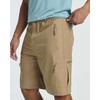 Real Essentials 2 Pack: Mens Hiking Cargo Shorts Lightweight Stretch