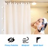 6 Pack Shower Curtain Clips Self Adhesive Shower Curtain Holder