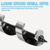 3 Pcs Long Wood Drill Bits Set Woodworking Drill Bit