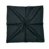 LACS Handkerchiefs Men's Luxury Black 100% Cotton Handkerchiefs Black Hankies