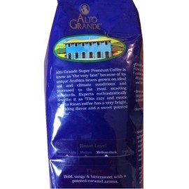 Alto Grande Medium-Dark Roast and Yaucono Medium Roast, Whole Bean Coffee, two bags of each, 2 Pound (Pack of 4)