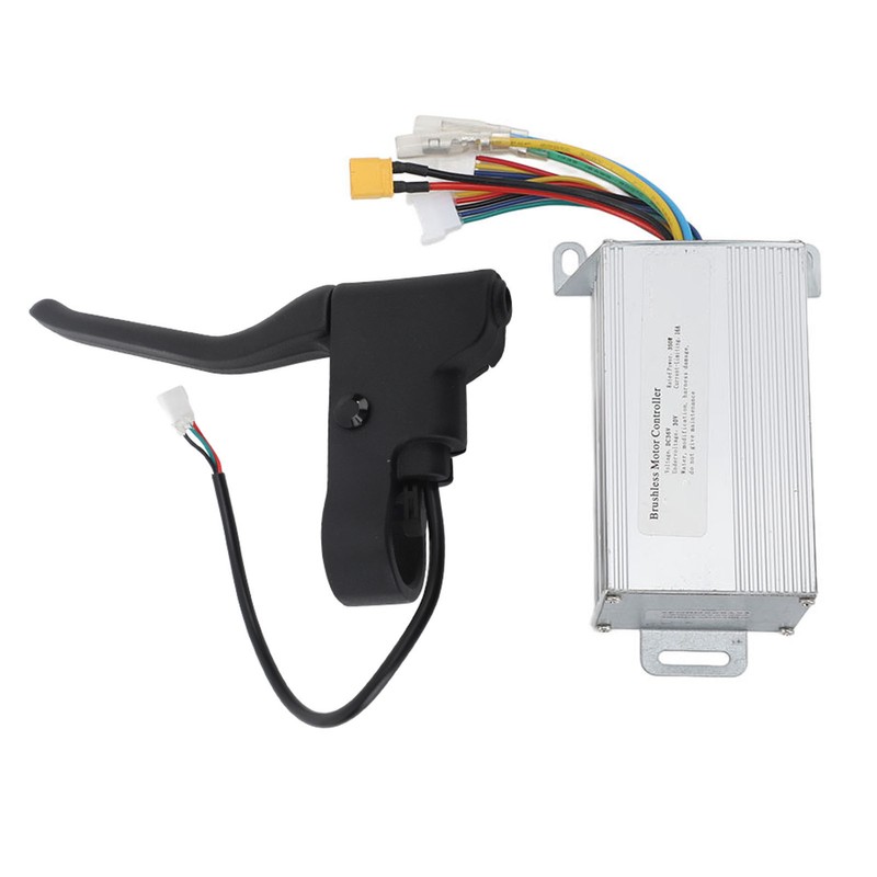 36V 350W Electric Scooter Controller Dashboard Panel Brake Lever Kit