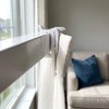 Vertical Blind Valance Clips, 10Pcs White Plastic Dust Cover Holder