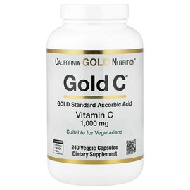 California Gold Nutrition, Gold C®, USP Grade Vitamin C, 1,000mg, Veggie Capsules 240 Tablets / California Gold Nutrition (캘리포니아골드뉴트리션), Gold C®, USP 등급 비타민C, 1,000mg, 베지 캡슐 240정