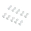 10pcs Hearing Amplifier Dome Silicone Ear Tip Earplug Replacement Accessory