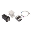 PID Temperature Controller Set K Type Thermocouple Heat Sink Relay