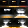 BESTZHEYU 4PCS 4x6'' LED Headlights for Kenworth T800 W900 Freightliner