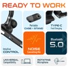 Ultralight Bluetooth Headset with Noise Cancelling Microphone, Bluetooth Earpiece with